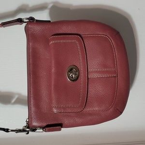 RARE COACH HAMILTON ROSE GENUINE LEATHER CROSSBODY